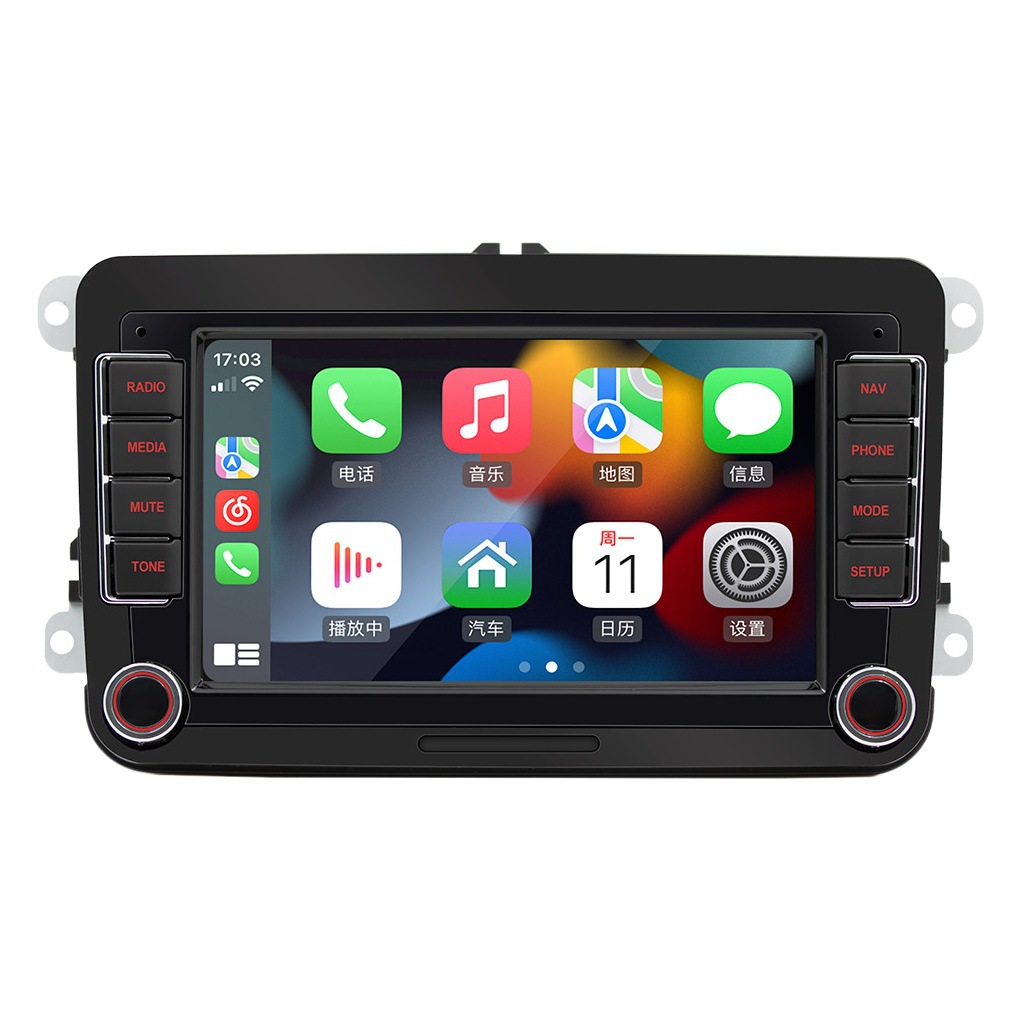 7 pulgadas Volkswagen dedicado coche Android GPS Navigator todo en uno Bluetooth teléfono móvil interconexión inalámbrica carplay