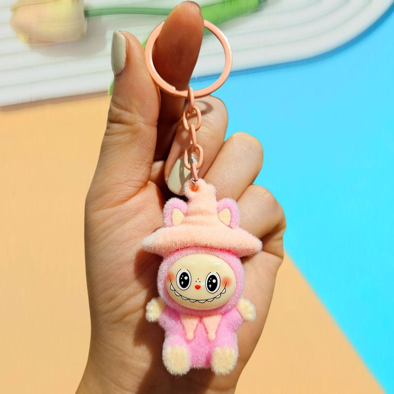 植毛かわいいマジックハットラブキーホルダーかわいい人形クロスボーダーかわいい小さな羊携帯電話ペンダントギフト|undefined