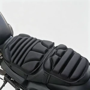 Motorcycle Ribbed Seat Cushion Cover 450clc Shock-Absorbing Electric Vehicle Seat Cushion Breathable Height-Increasing Motorcycle Seat Cushion