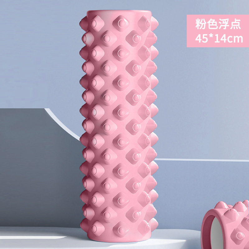 メーカー45cmフィットネスフォームシャフト筋肉リラックスローリングヨガコラム狼牙棒ローラー初心者マッサージ脚|undefined