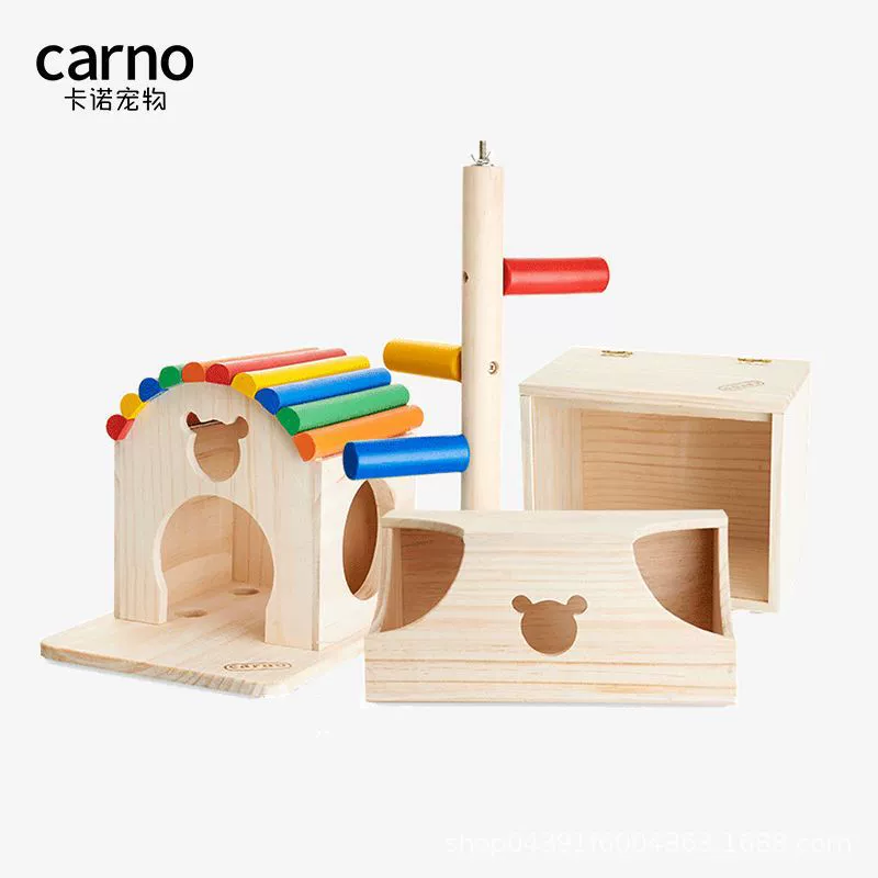 Деревянная платформа-игрушка для шиншилл Carnol, прыгалка, аксессуары для ландшафтного дизайна, педальная качель, пружинная платформа в форме веера, товары для шиншилл