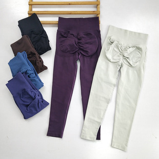 High-Waisted Fitness Pants, Tummy Control, Butt-Lifting, Sports Running Peach Butt 3D Hip-Enhancing Leggings, Training Yoga Pants