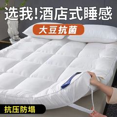 ホット販売5つ星ホテル厚い立体大豆繊維マットレスクッションホテル民宿ベッド敷き布団