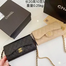 女包小香风菱格链条包迷你小包包女高级感百搭斜挎包手机包发财包