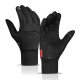 Outdoor Motorcycle Gloves Men's Winter Velvet Warm Waterproof Electric Handlebar Cover Touch Screen Full-Finger Cycling Equipment