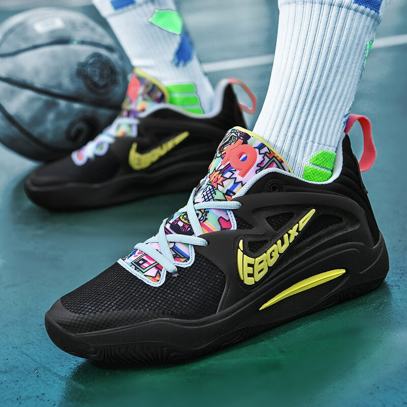 Zapatos de baloncesto Durant de combate real para parejas y hombres resistentes al desgaste y antideslizantes para fricción y sonido