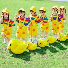 六一节儿童装表演服动物短袖毕业照运动会幼儿园男女童班服演出服
