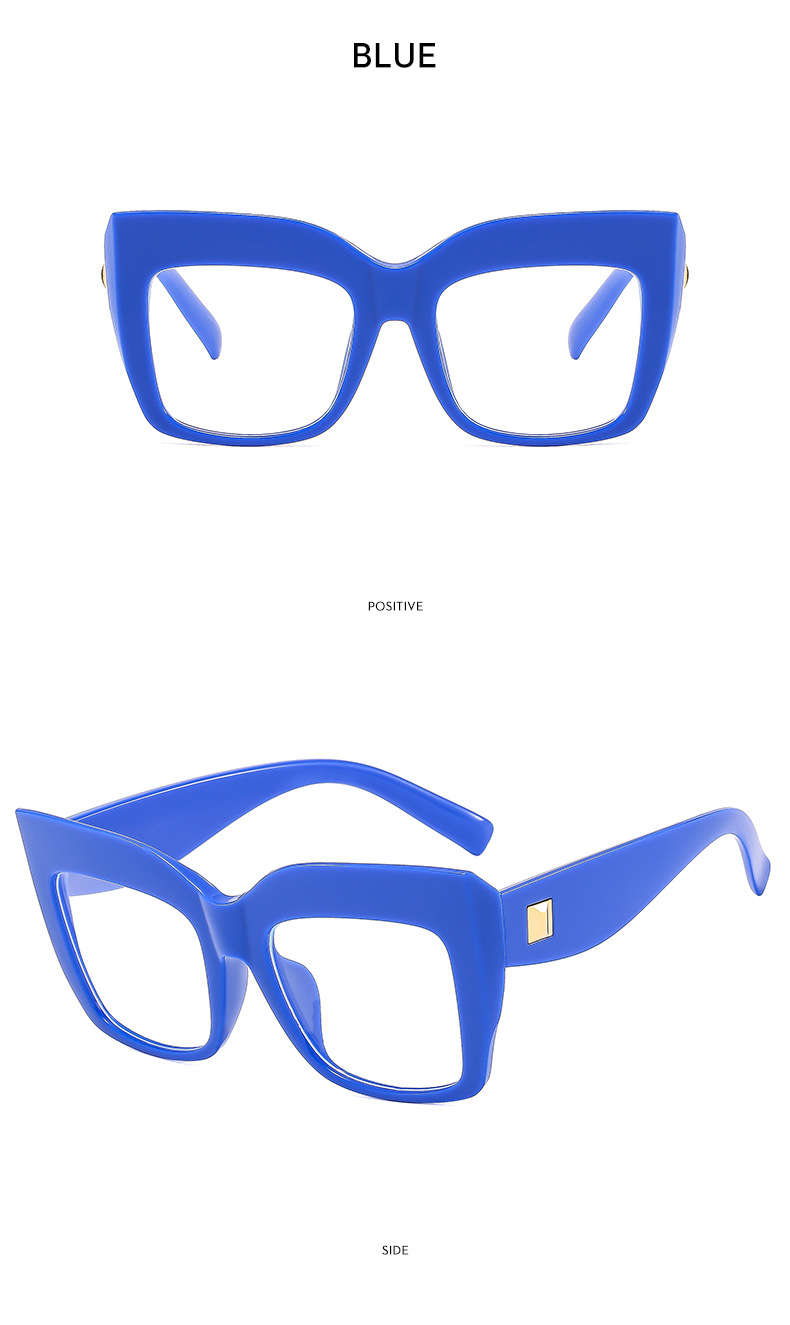 50g Weight Full Frame Glasses Structure Glasses Classification Ac, UV400 Protection Lens Material Square Glasses Style Street Occasion Solid Color Pattern Women'S Gender Exaggerated Style Exaggerated Solid Color Ac UV400 Protection Square Full Frame Women's Sunglasses 7
