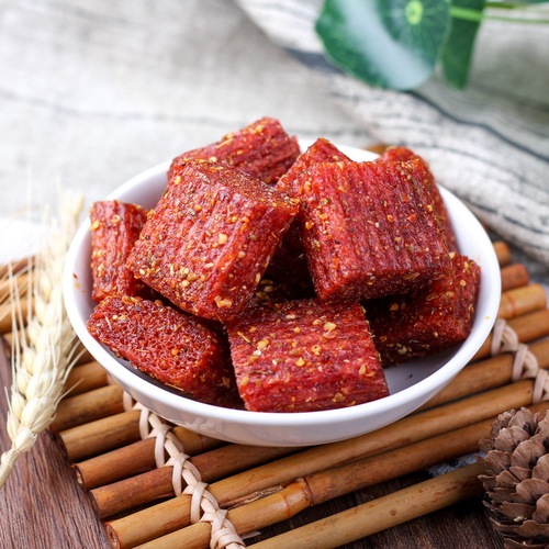 Vegan Zhen Zai Spicy Sticks with Large Knife Meat Flavor, Mouth Burning, 203g per bag. Wholesale Full Box of 40 Bags of Vegan Meat Spicy Sticks and Gluten-Free Snacks