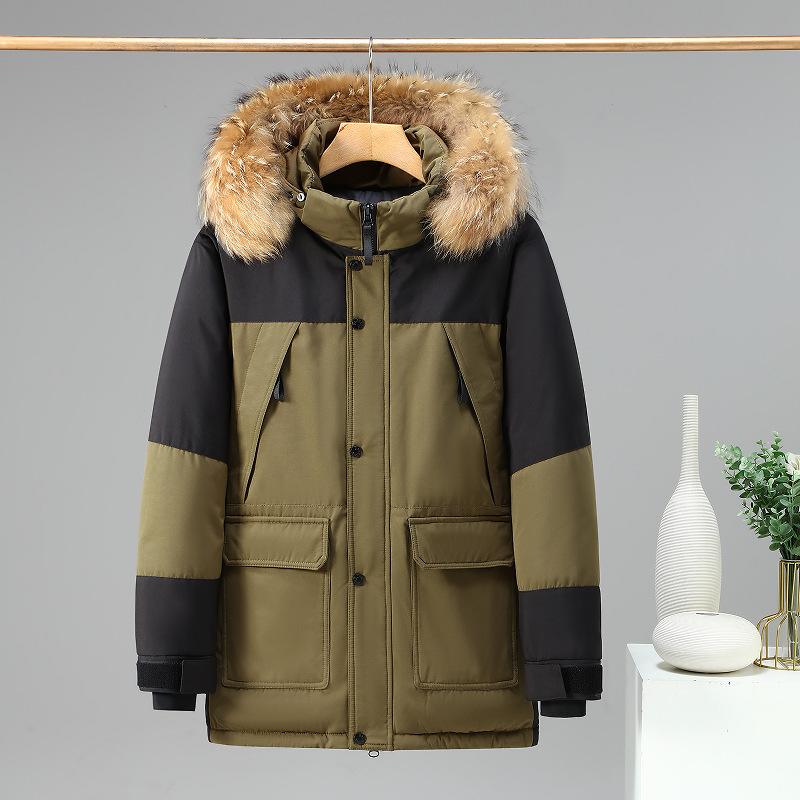 Giacca in cotone da uomo, casual, ispessita, invernale, da esterno_voghion.com