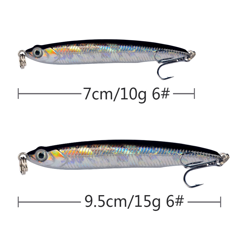 Sinking Minnow Fishing Lures 70mm 10g Hard Plastic Baits Fresh Water Bass Swimbait Tackle Gear