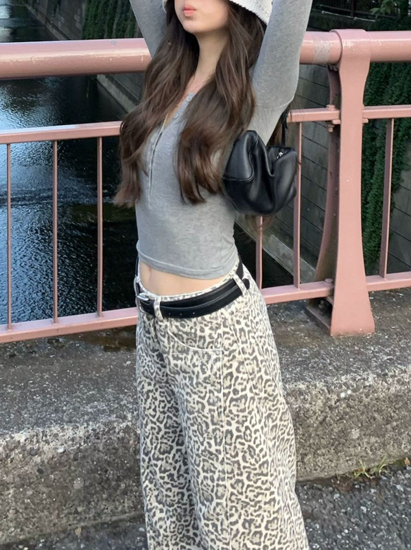 zzpalete亨利领T恤女秋小个子粉色内搭修身长袖针织打底衫|undefined