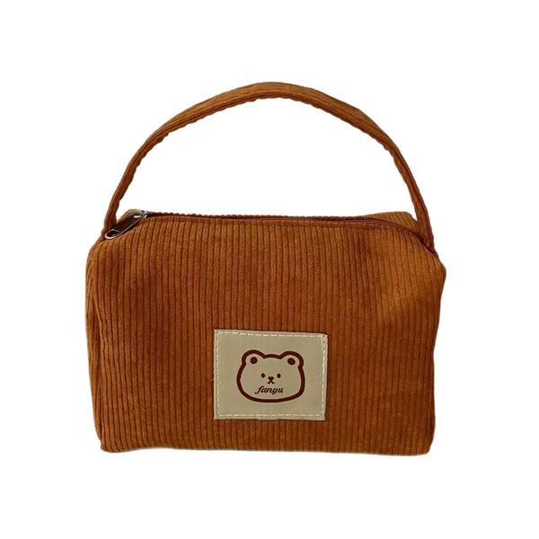 Handheld cosmetic bag