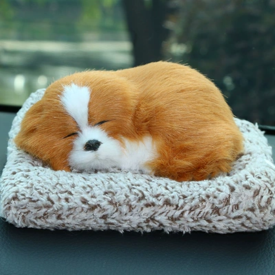 Car ornaments Cat and Dog Cute Cloth - small-golden-retriever