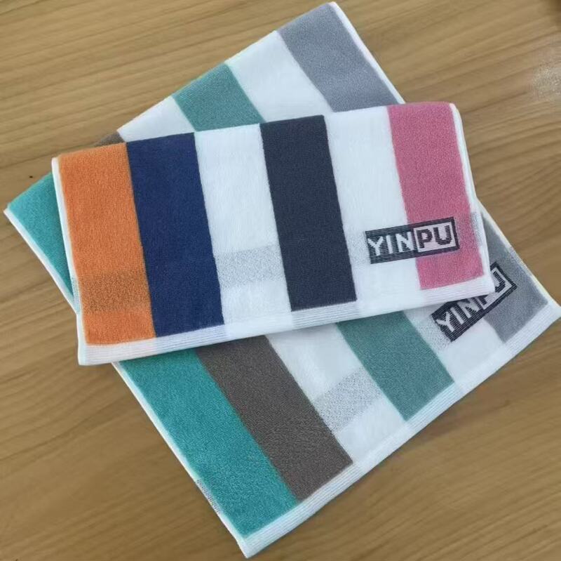 Towel Wholesale 32-Strand Color Yarn Color Strip Letters Absorbent High-Quality Household Daily Use Men's and Women's Household Face Wash Towels Towel Wholesale 32-Strand Color Yarn Color Strip Letters Absorbent High-Quality Household Daily Use Men's and Women's Household Face Wash Towels