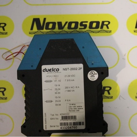 DUELCO NST-2002.2F 21-29VDC继电器先咨询再订期货