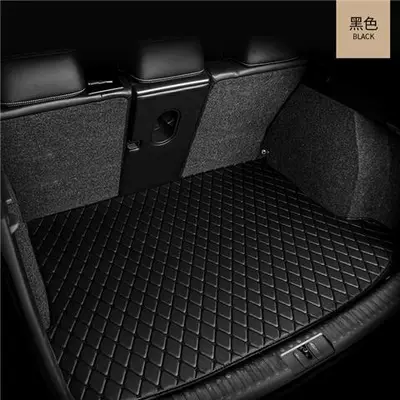 Trunk Mat, Nissan Qijun Nissan 2021 - single-pure-black-leather-message-car-name-year-default-item