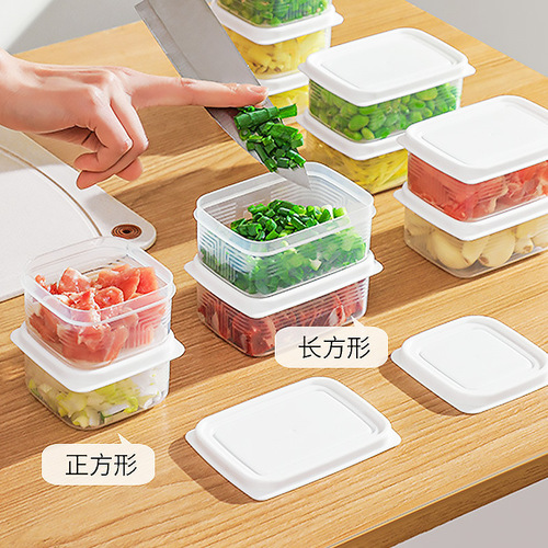 Thickened fresh-keeping storage box, sealed plastic crisper box, refrigerator, microwave oven, heated lunch box, food sealed box wholesale