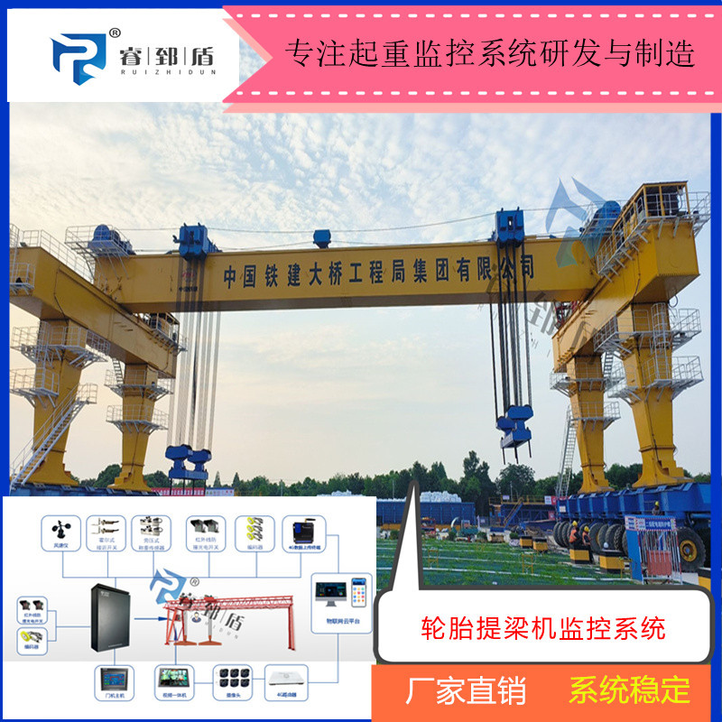 轮胎吊起重机监控系统 大吨位门机监测系统 远程监控 数据稳定