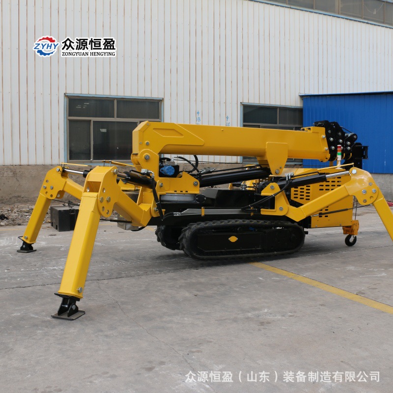 履带自走式蜘蛛吊 液压遥控履带蜘蛛吊 众源狭窄场地履带起重机