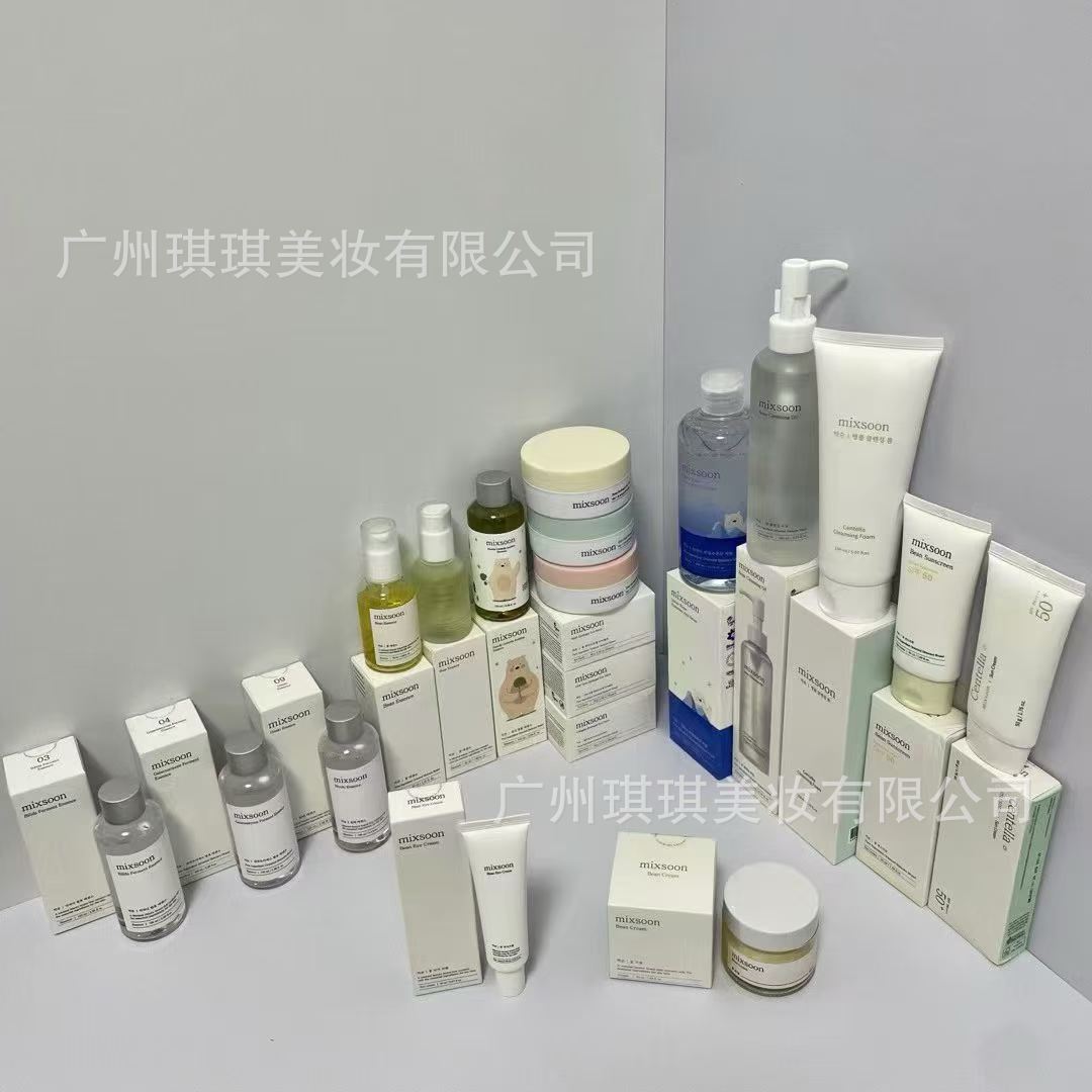 Cross-Border Mixsoon Series Soybean Facial Cream, Anti-Sunburn Serum, Glacier Toner, Facial Cleanser, Makeup Remover Oil, Eye Cream