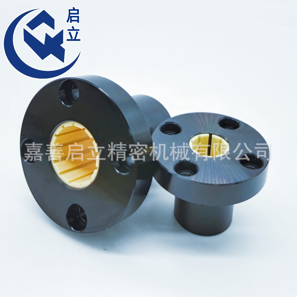YHD互换OBK41-d30圆法兰型铝塑滑动轴承阳极氧化工程塑料直线轴承