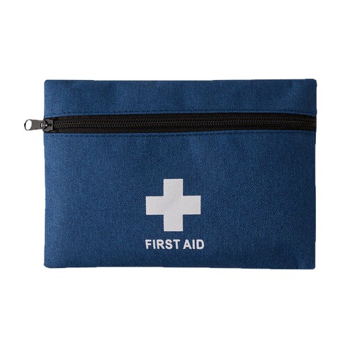 New First-Aid Kit for Home, Travel, Small and Portable Medical Emergency Kit for Outdoors, Pandemic-Proof Medication Storage Bag