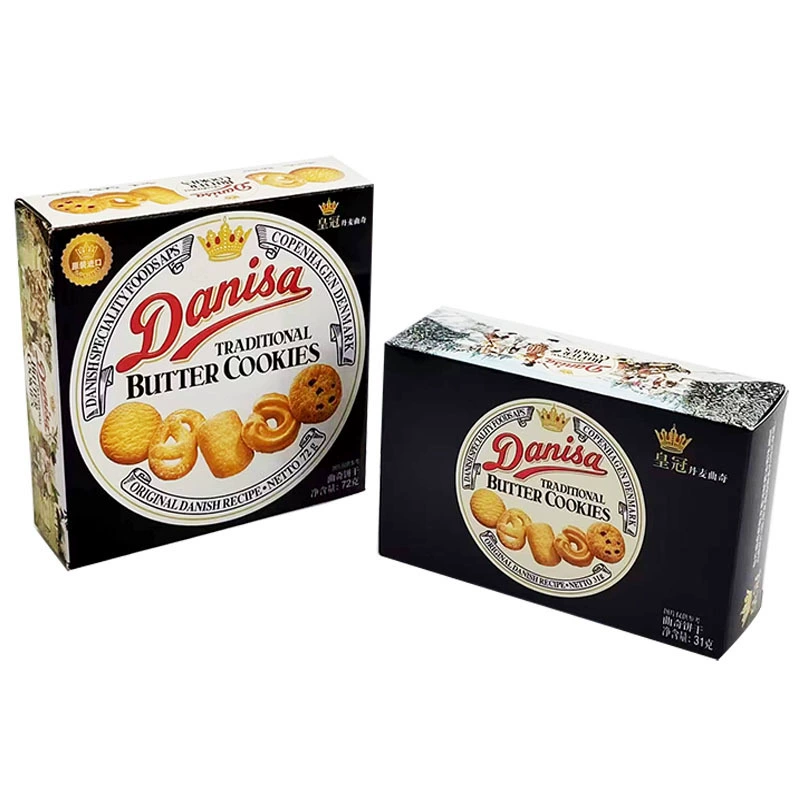 Crown Cookies Danish Cookies 72g Gift Box Souvenir Snacks Cheese