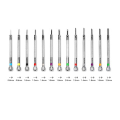 Watch repair tools, multiple specifications, 0.6-2.0, cross screwdriver, screwdriver, screwdriver, 13 sizes