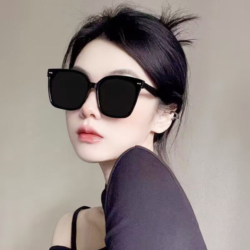 Factory Direct Sale Large Frame Fashionable Versatile GM Sunglasses Sun Glasses Personalized Korean Version Internet Celebrity Ins Sunshading Glasses