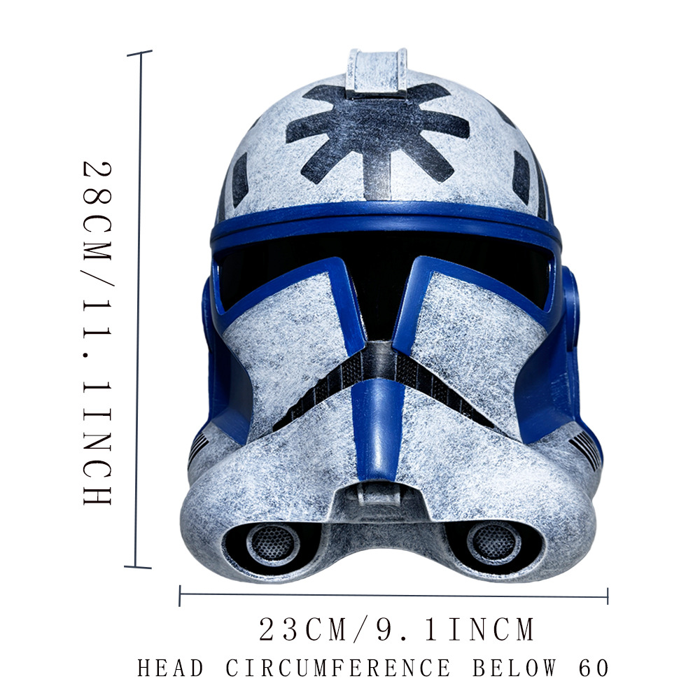 Suministro transfronterizo de cascos de resina de guerra clones de Jesse cascos de Halloween props de imitación de Star Wars