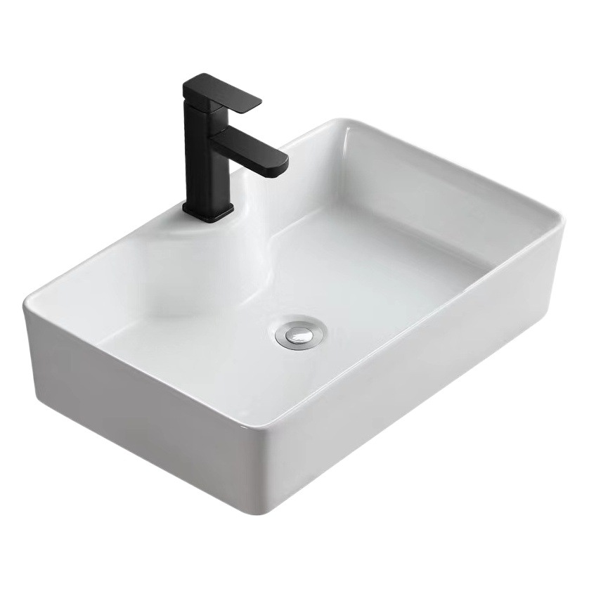 Hotel Mesa lavabo cuenca sola cuenca mini lavabo del hogar balcón lavabo de cerámica de gran tamaño lavabo de comercio exterior