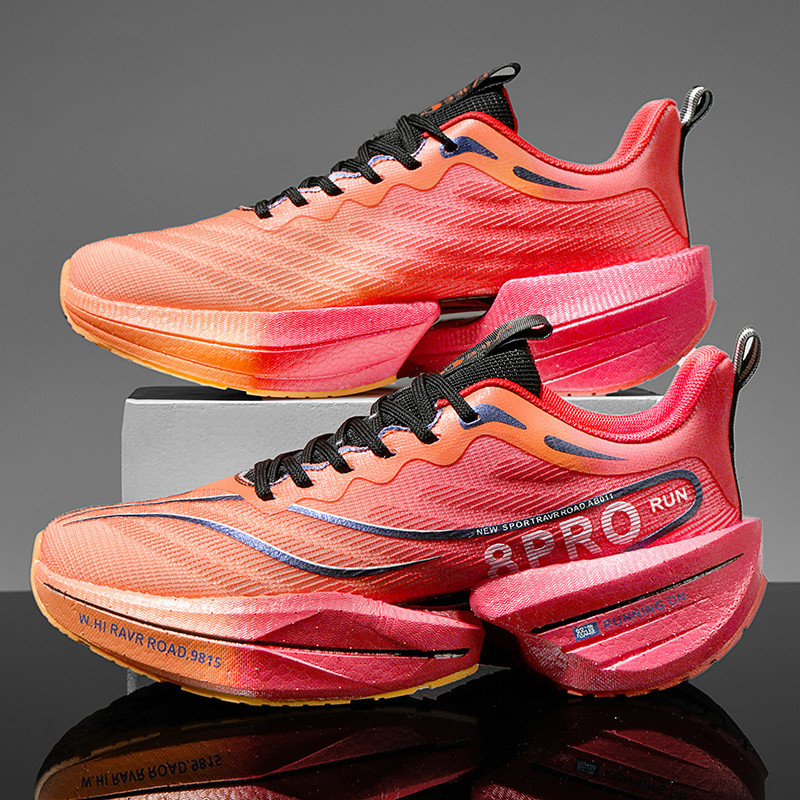 Nuevo conejo rojo 8pro estudiantes de secundaria zapatos de corrida de otoño estudiantes de red super suave de velocidad transpirable zapatos de prueba de carbono