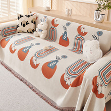 一件代发沙发盖布雪尼尔沙发套沙发罩高级感四季通用沙发垫沙发巾