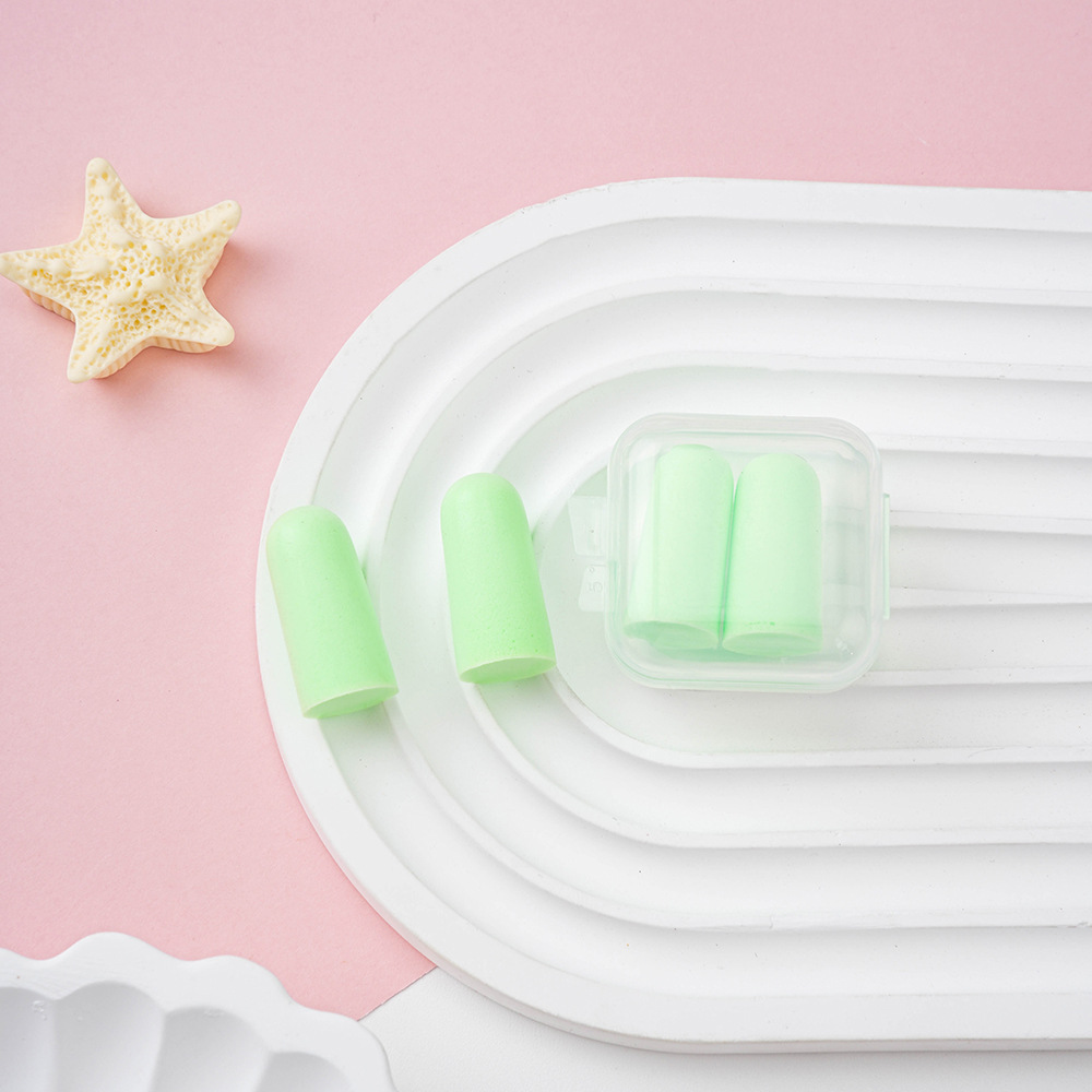 "Boxed" Earplugs - Green
