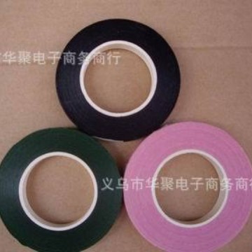 厂家混批 多种颜色绢花粘手指 30y花艺绿胶带 可做量大价优