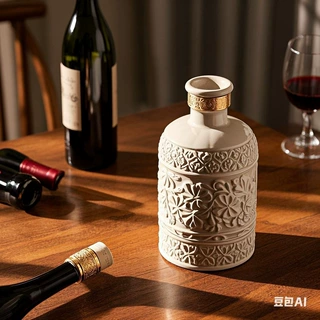 个性定制陶瓷酒瓶复古容器欧美风格酒瓶中东风格酒瓶国朝文创陶瓷