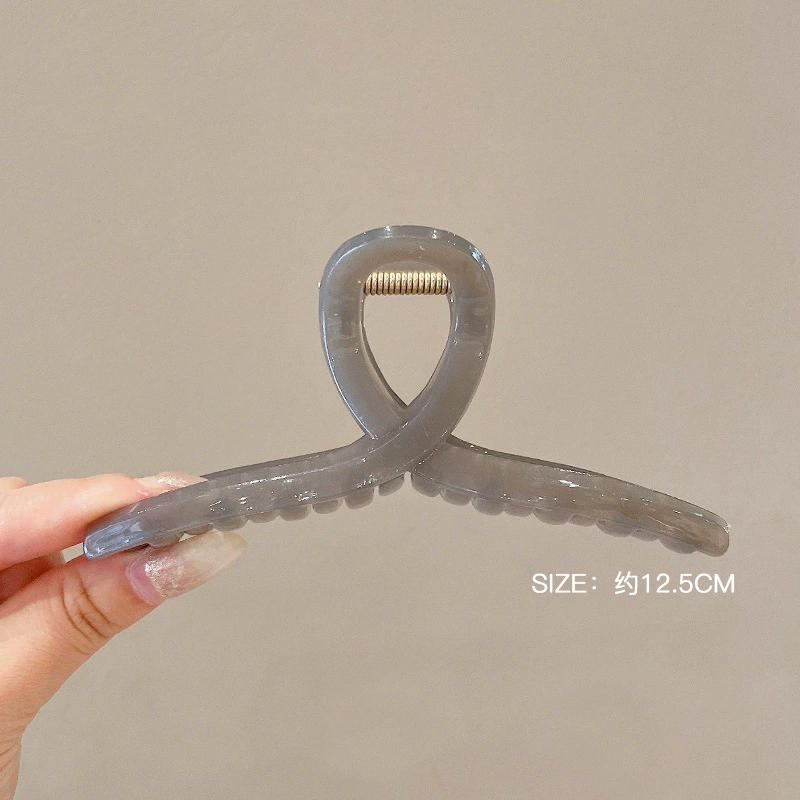 Аcrylic Crab Hair Clip, французский стиль зажим для волос, assorted colors, размеры 4–15 см