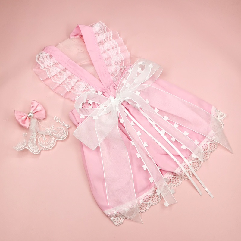 Summer Season Sweet Cotton Bow Knot Pet Clothing