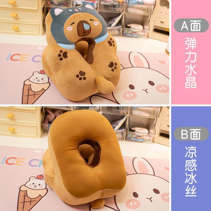 カピバラ抱き枕昼寝枕腹ばい寝枕オフィス寝枕子供昼休み神器小学生教室|undefined