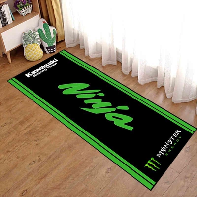 Avtomobil döşəmə paspasları — Crystal Velvet Long Carpet Motorcycle - motorcycle-13-40120cm-crystal-velvet-dot-bottom