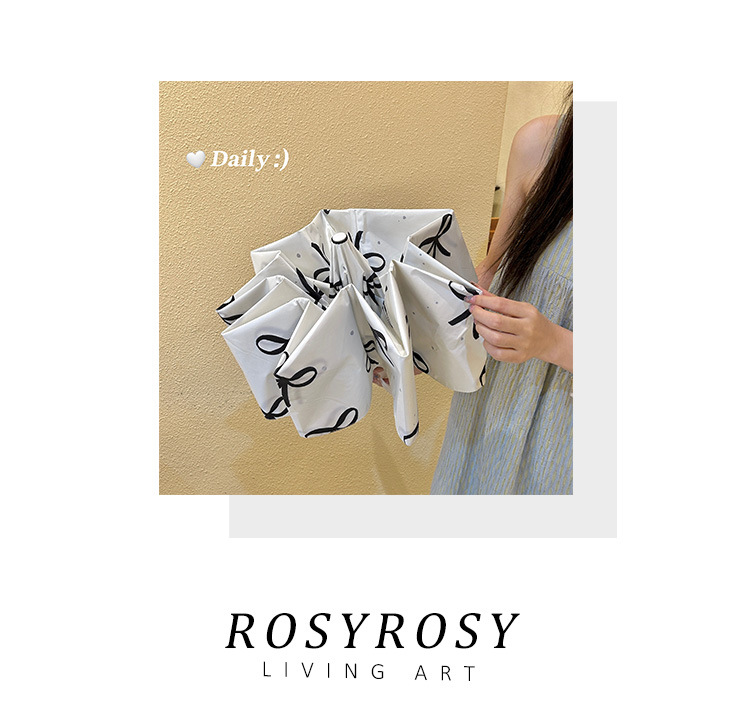 341g Weight Umbrella Home Textiles & Decor Type 50 Quantity Daily Occasion Bumping cloth, fiber, Steel Material Bow Knot Pattern All Seasons Season Simple Style Style Simple Style Bow Knot Bumping Cloth Fiber Steel Umbrella 1