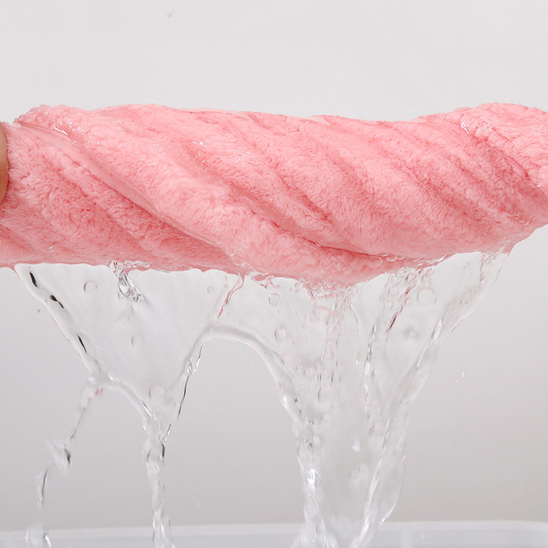 Coral quick dry soft bath towel for home use