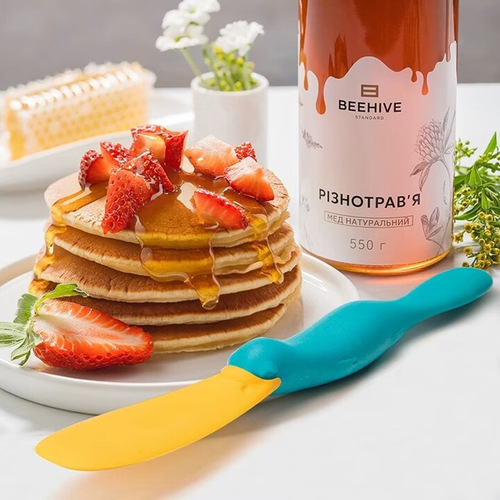 Household jam butter spatula platypus jam cream cake spatula high temperature resistant silicone spatula baking tool