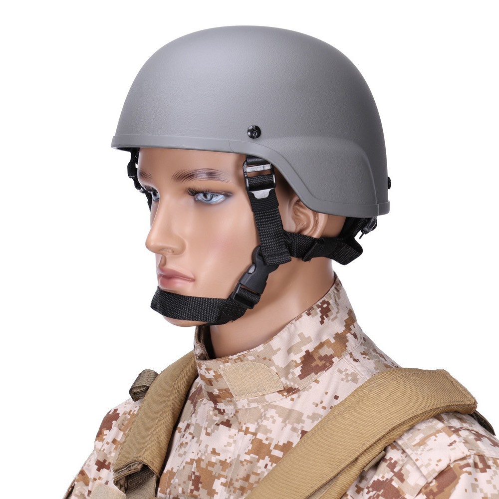 Mich Mickey 2000 poliéster casco de plástico juego de equitación deportes al aire libre de protección antidisturbios casco