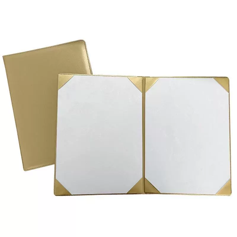 Файл-отчёт Velvete Speech Folder File File Stop Business Leather Face A3A4 Blank Certificate Signing Ceremony Book