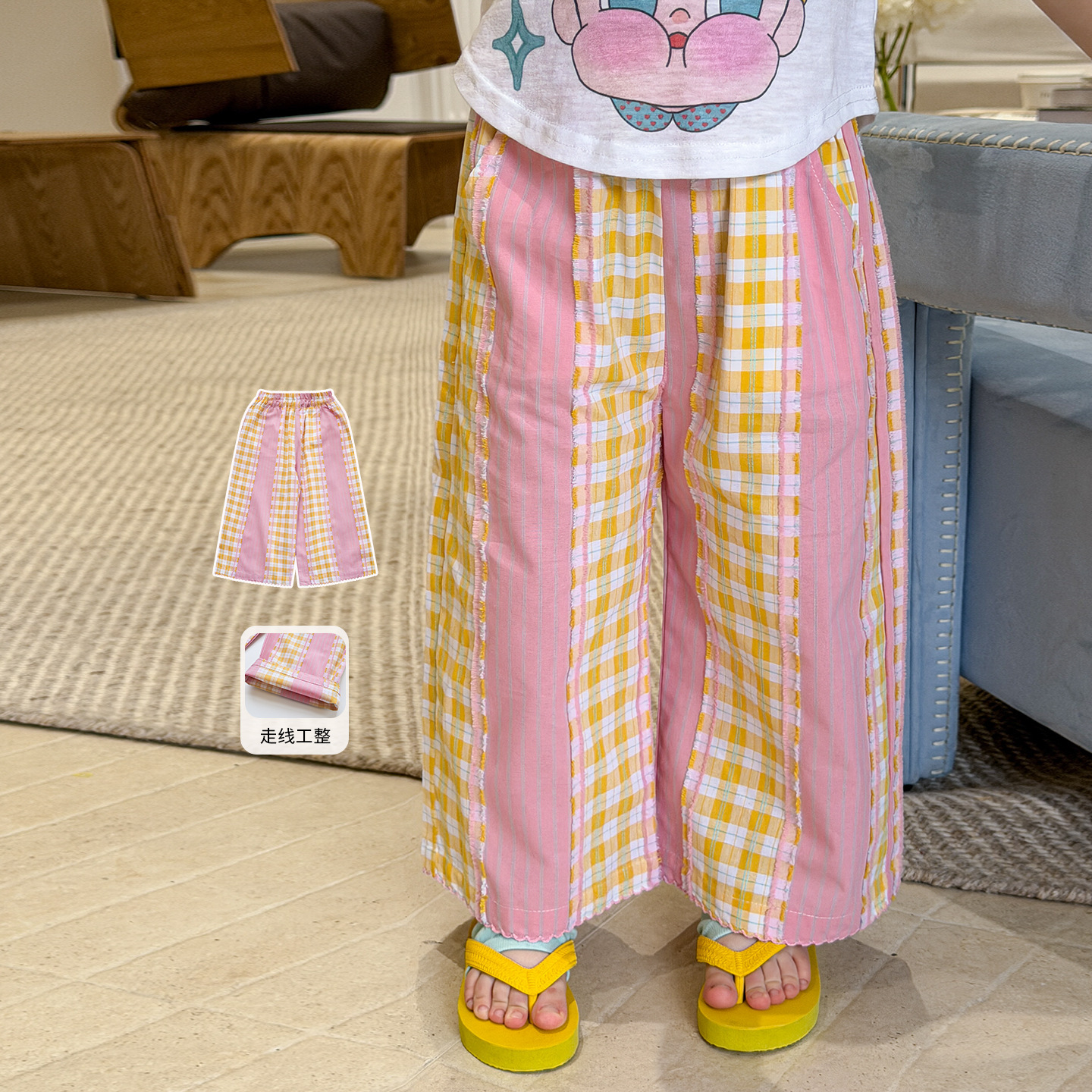 Sugar Pear ropa infantil chaleco de verano delgado 2026 ropa infantil de niñas clase A chaqueta sin mangas para bebés