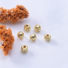 ��ɫ18K����΢��ʯ����5mmɢ�鴮�� DIY����朾��K �Ʒ���