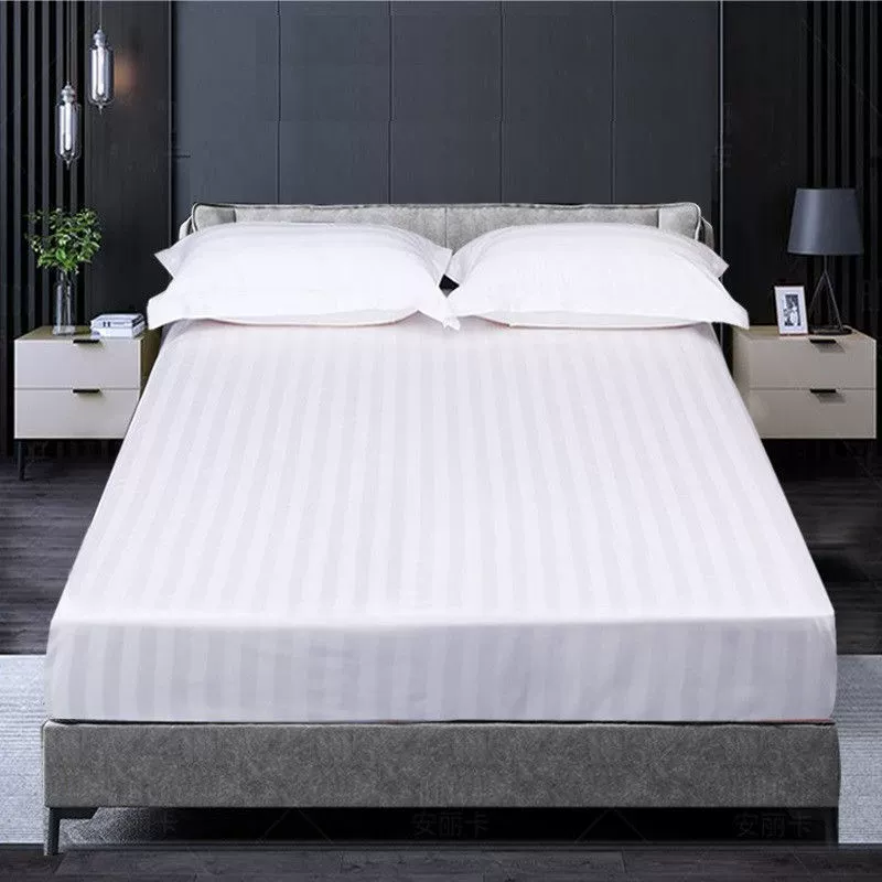 Bedspread, white sheet, increased thickness