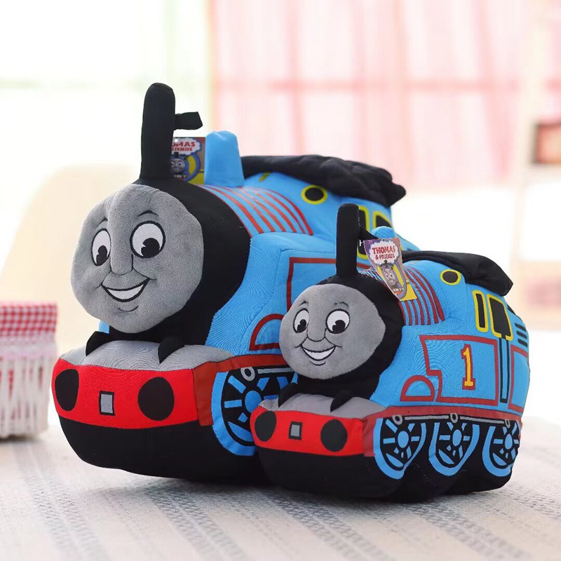 Cross-Border Blue Small Locomotive Pillow Plush Toy Thomas the Tank Engine Anime Cartoon Doll Doll Cross-Border Blue Small Locomotive Pillow Plush Toy Thomas the Tank Engine Anime Cartoon Doll Doll